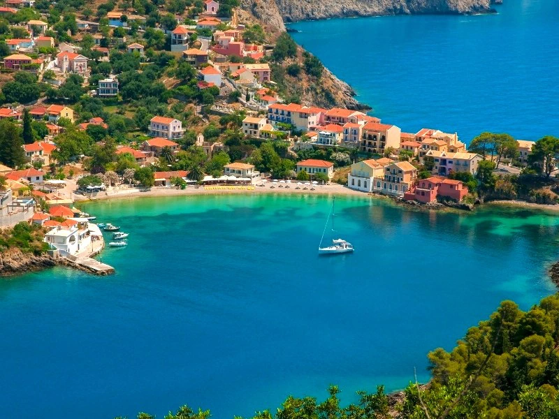Assos Bucht auf Kefalonia
