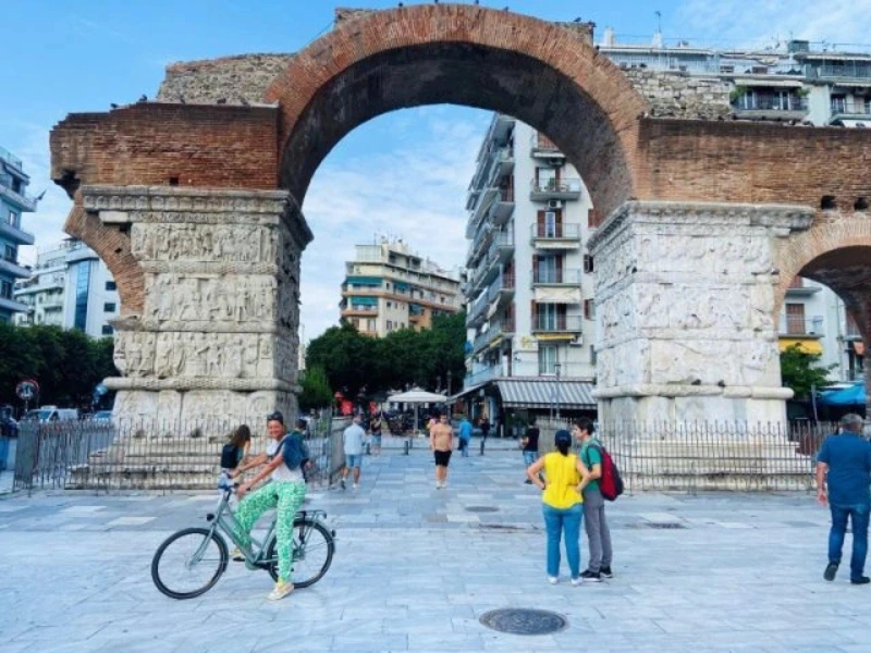 Griechenland Thessaloniki Fahrradtour