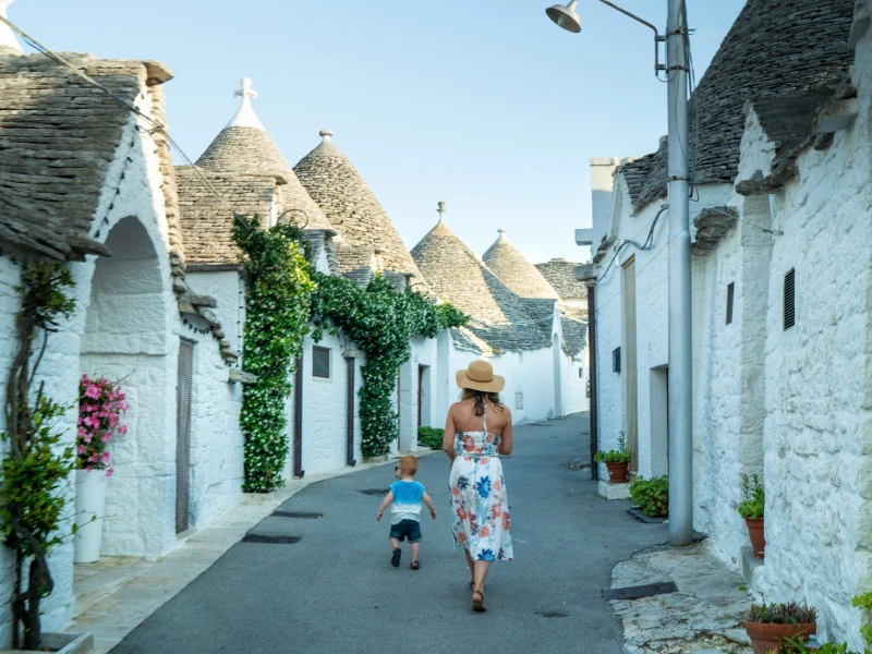 Trulli Häuser in Apulien