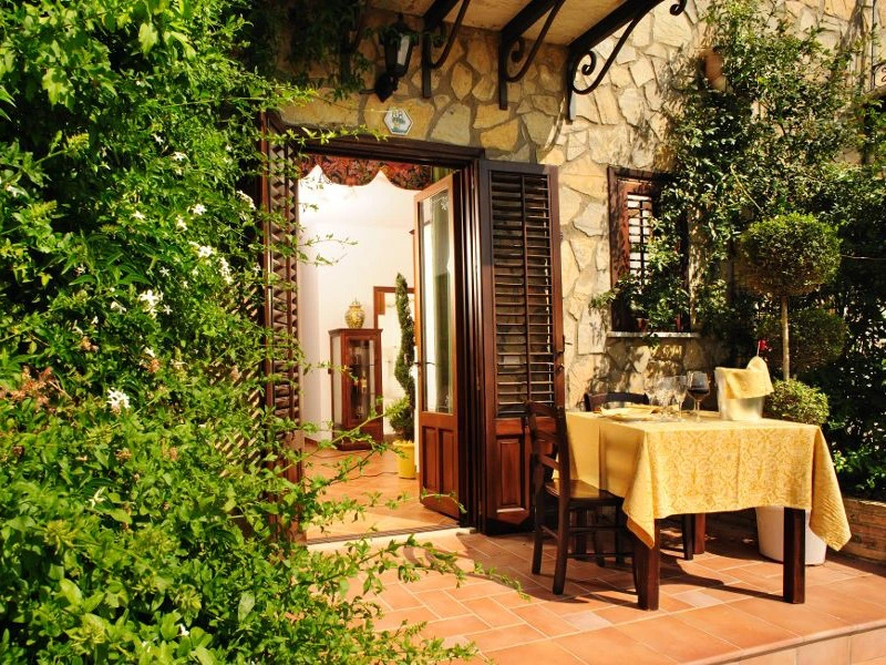 Eingang zur Unterkunft