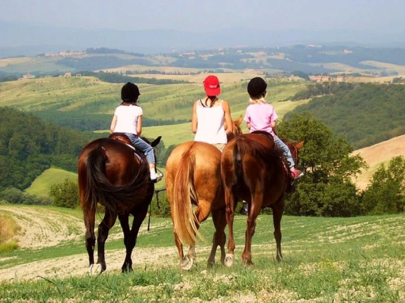 Familienreise Italien Toskana Reiten