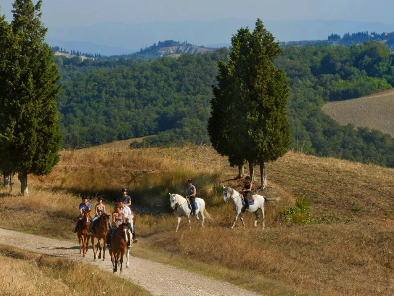 Familienreise Italien Toskana Reiten