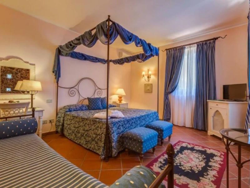 Schlafzimmer in der Unterkunft beim Ätna