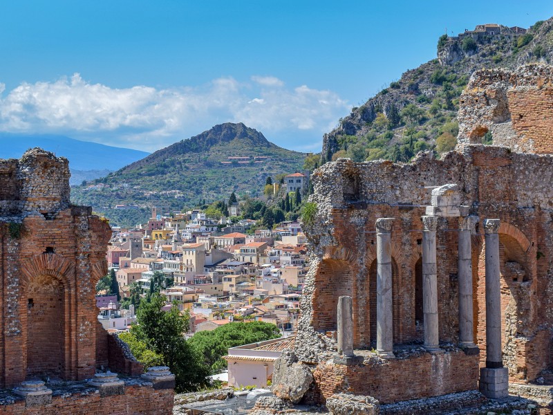 Taormina in Sicilie