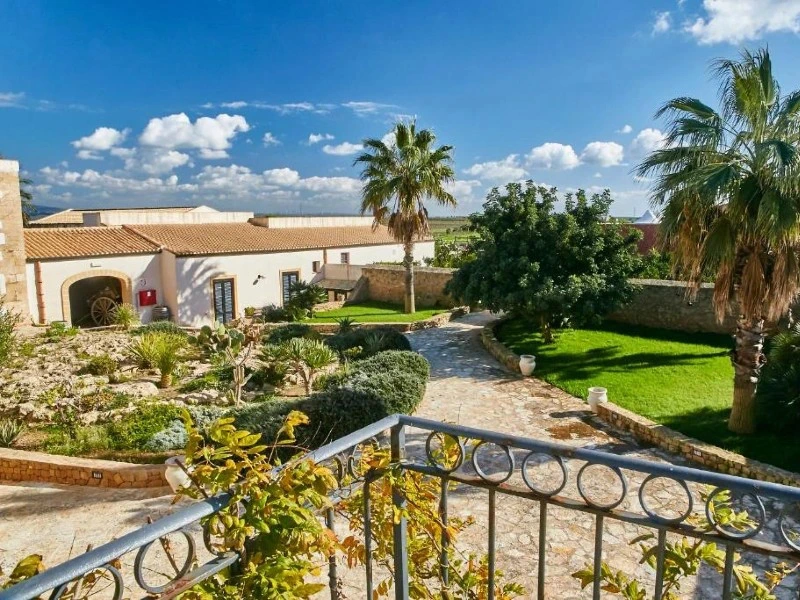 Gelände der Unterkunft in Marsala, Italien