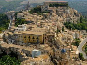 Aussicht auf Noto von oben