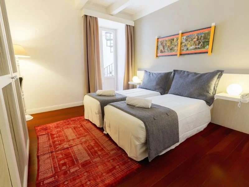 Gemütliches Hotelzimmer in Palermo, Italien