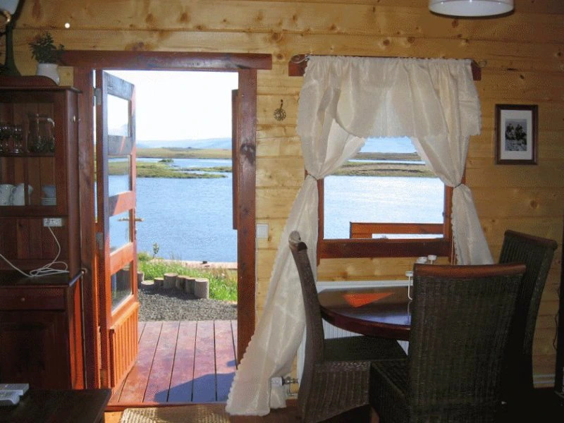 Blick aus dem Ferienhaus bei Myvatn