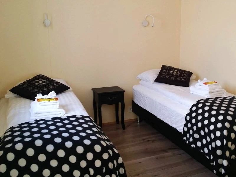 Schlafzimmer im Ferienhaus auf der Snaefellsnes Halbinsel