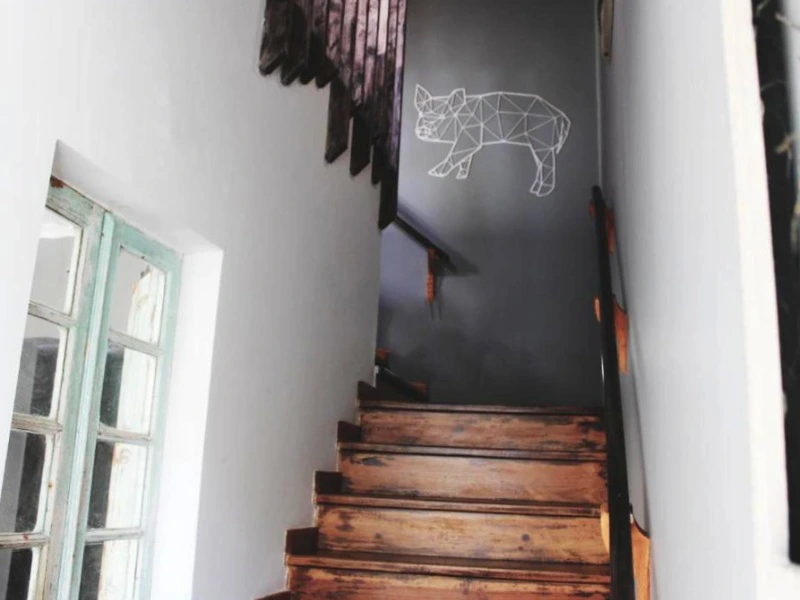 Eingang zum Zimmer in Peniche