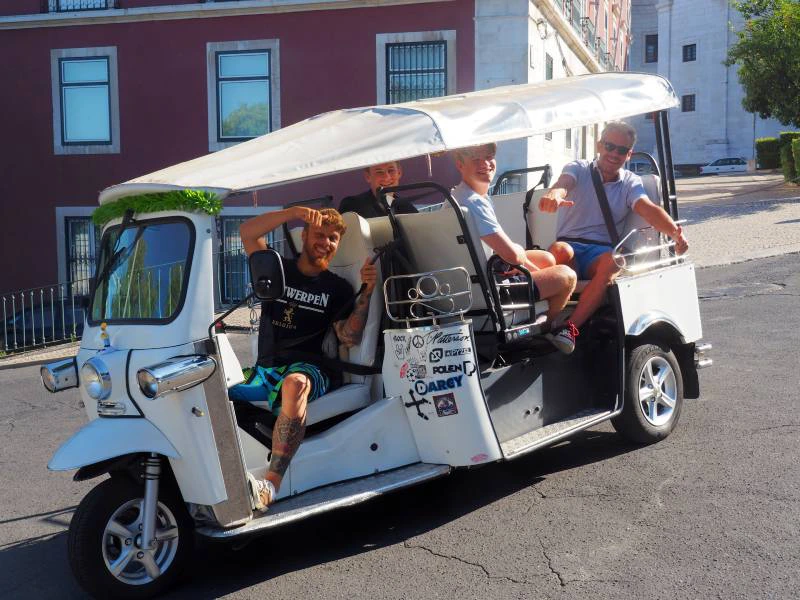 Tuktuk Tour durch Lissabon