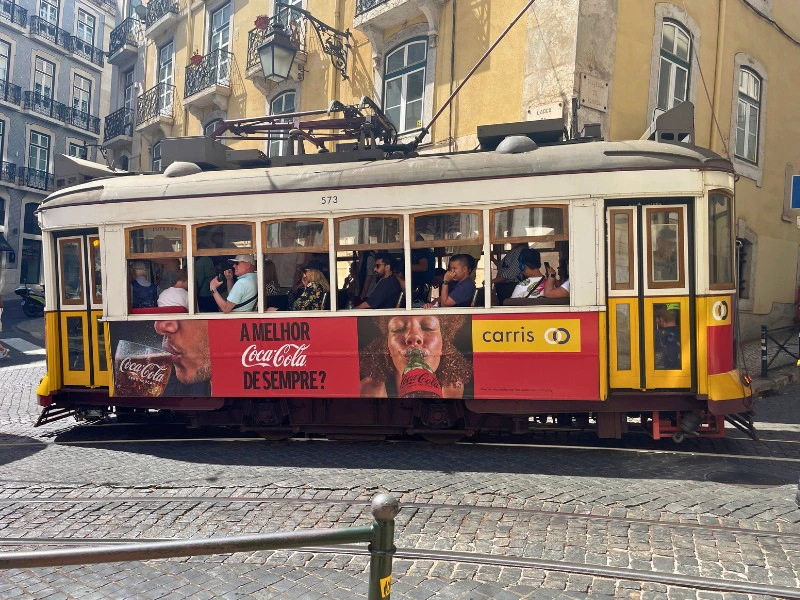 Straßenbahn in Lissabon, Portugal