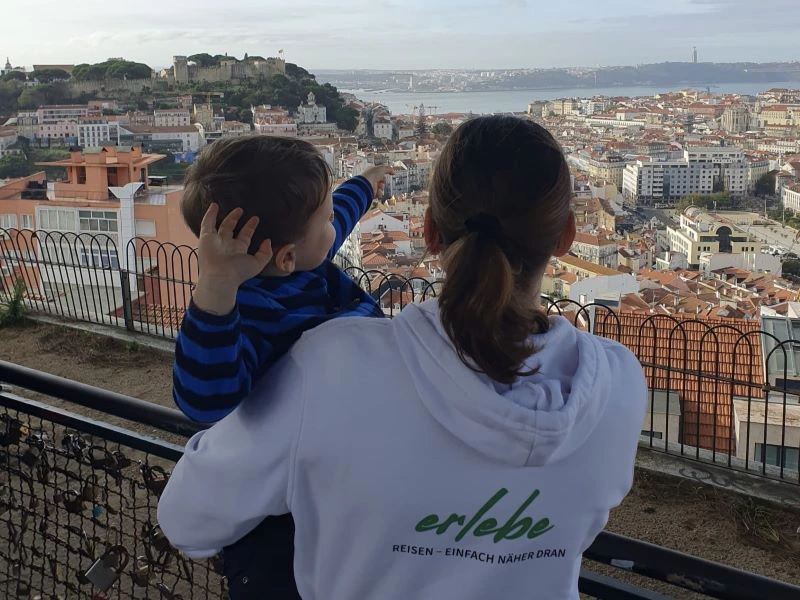 Blick über Lissabon, Portugal