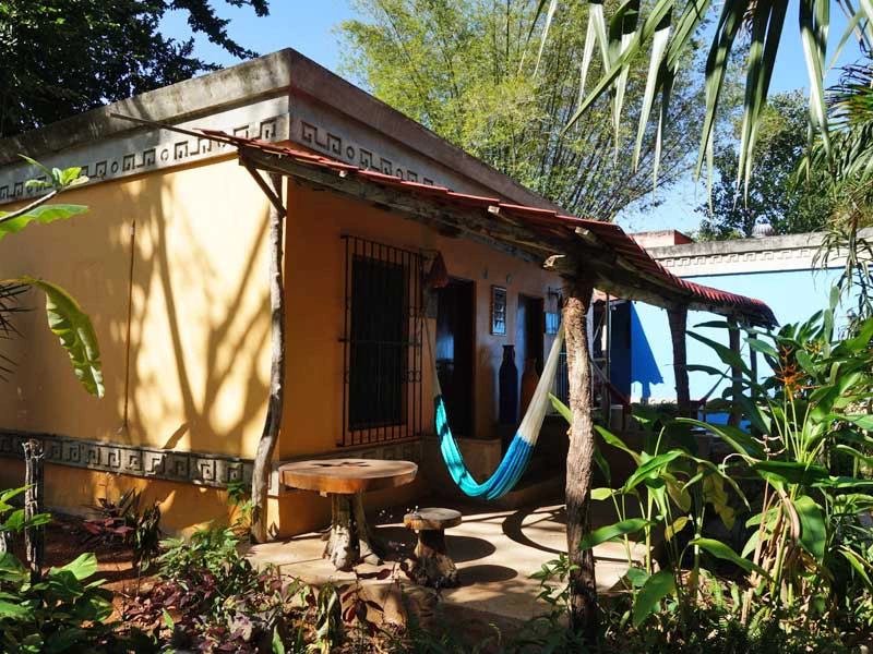 Bungalow im Hotel Izamal in Mexiko