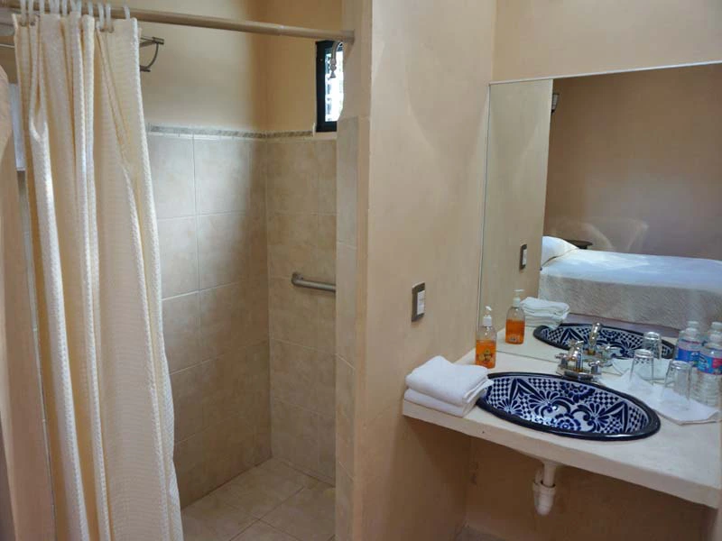 Bad im Familienhotel Izamal