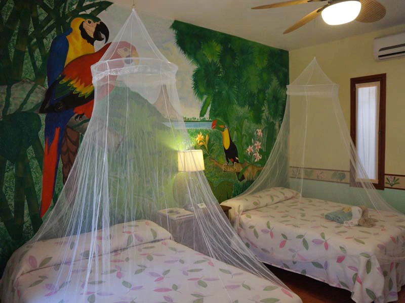 Zimmer in der Unterkunft in Izamal in Mexiko