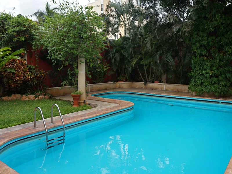 Hotelpool in Merida in Mexiko
