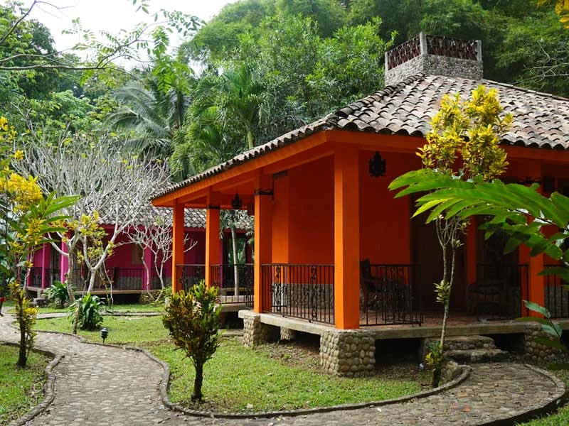 Unterkunft in tropischer Umgebung in Mexiko