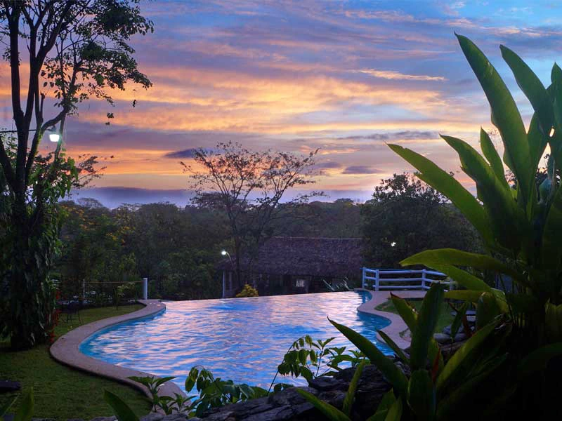 Hotelpool in Palenque in Mexiko