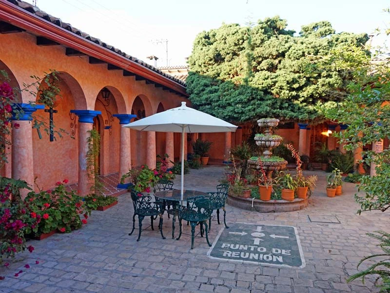 Terrasse in San Cristobal in Mexiko