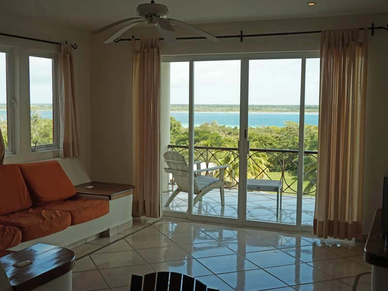 Zimmer im Hotel in Bacalar in Mexiko