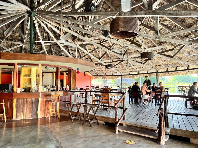 Restaurant in Lamanai, Belize