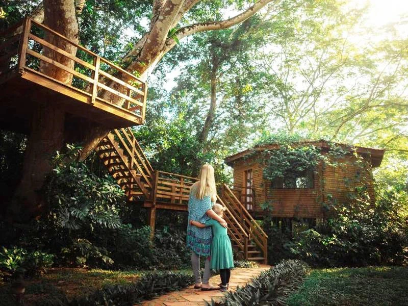 Garten bei der Lodge