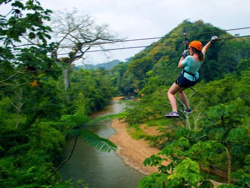 Zipline in Belize