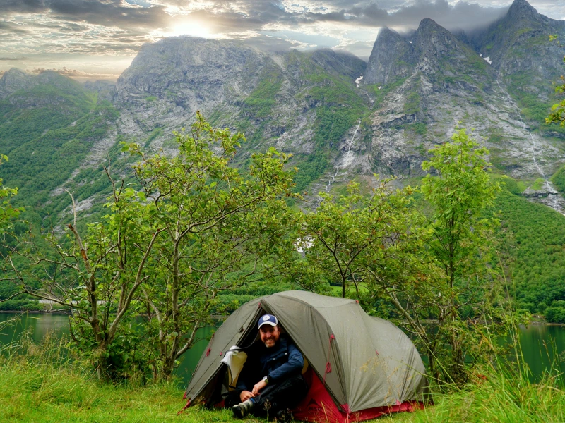 Camping in Norwegen mit Kajaktouren