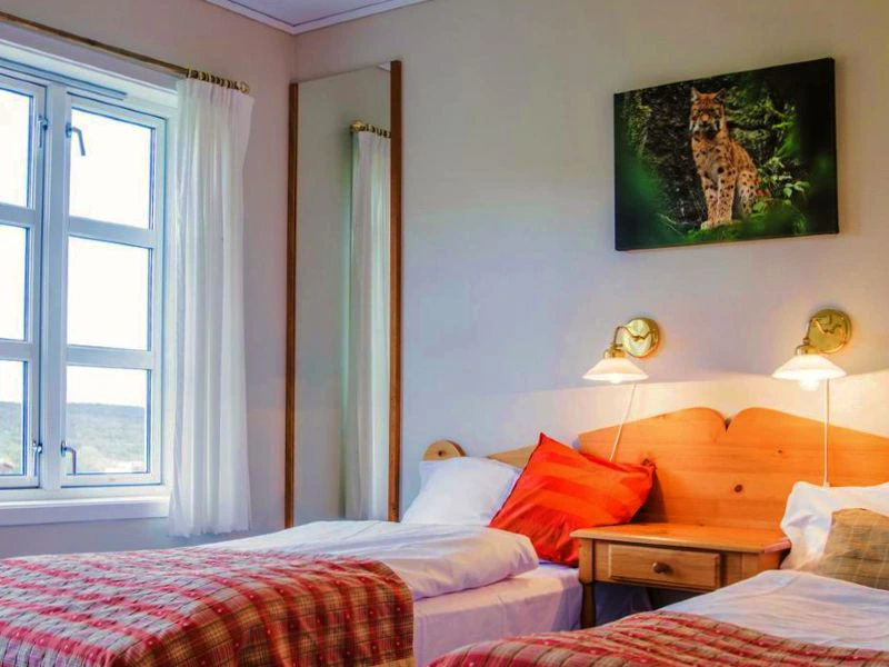 Hotelzimmer Dovrefjell, Norwegen