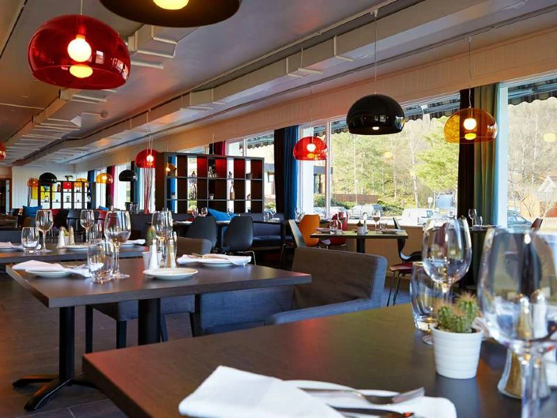 Norwegen Hardangerfjord Hotel Restaurant
