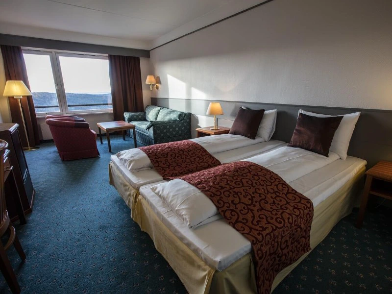 Hotelzimmer im Rondane Nationalpark, Norwegen