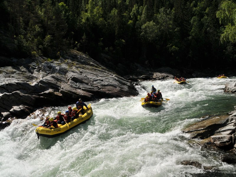 Rafting Fluss Norwegen