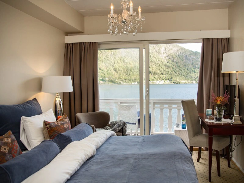 Norwegen Sognefjord Hotel Zimmer