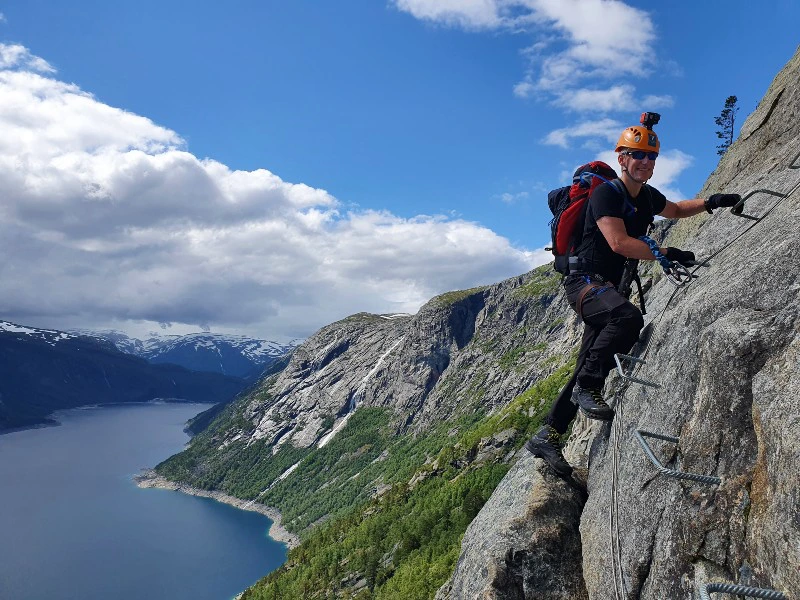Trolltunga Via Ferrata, Norwegen
