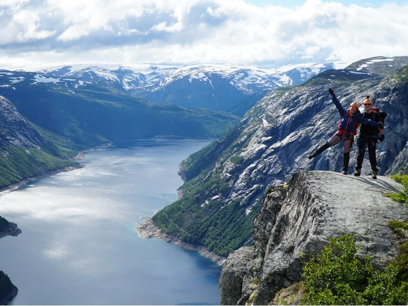Trolltunga Via Ferrata, Norwegen