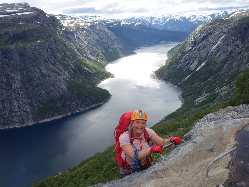 Trolltunga Via Ferrata, Norwegen