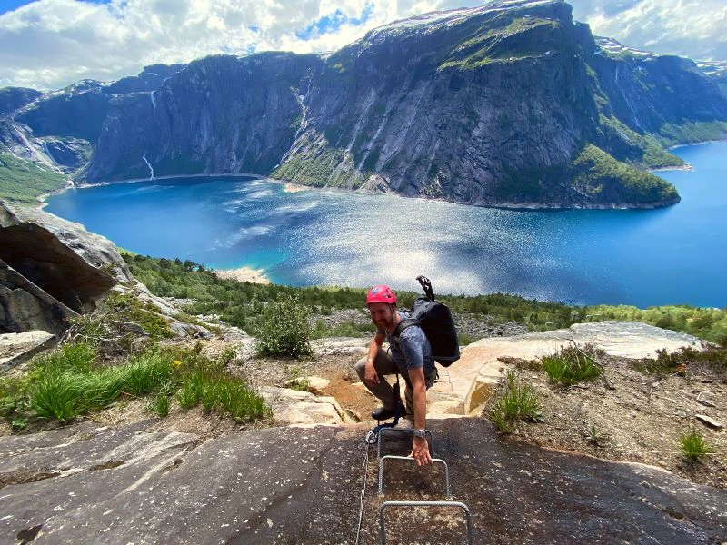 Trolltunga Via Ferrata, Norwegen