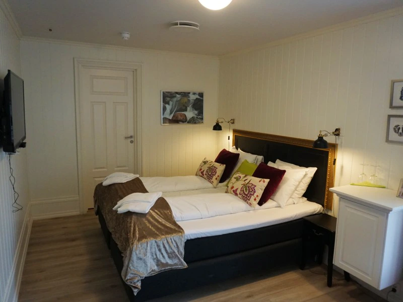Norwegen Voss Hotel Special Stay Zimmer Bett