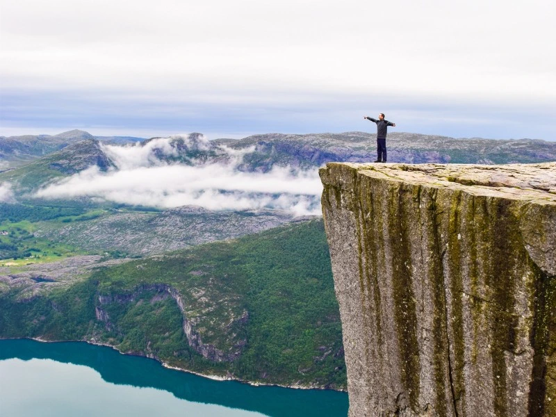 Norwegen Reiseziele - Preikestolen