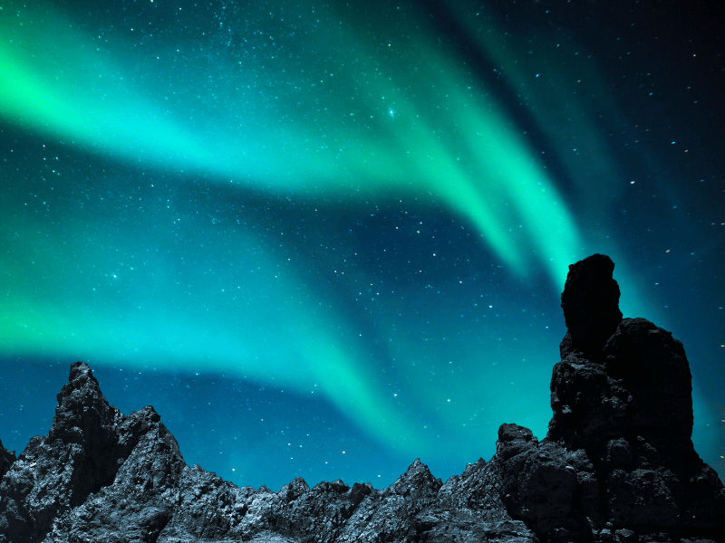 Polarlichter in Norwegen