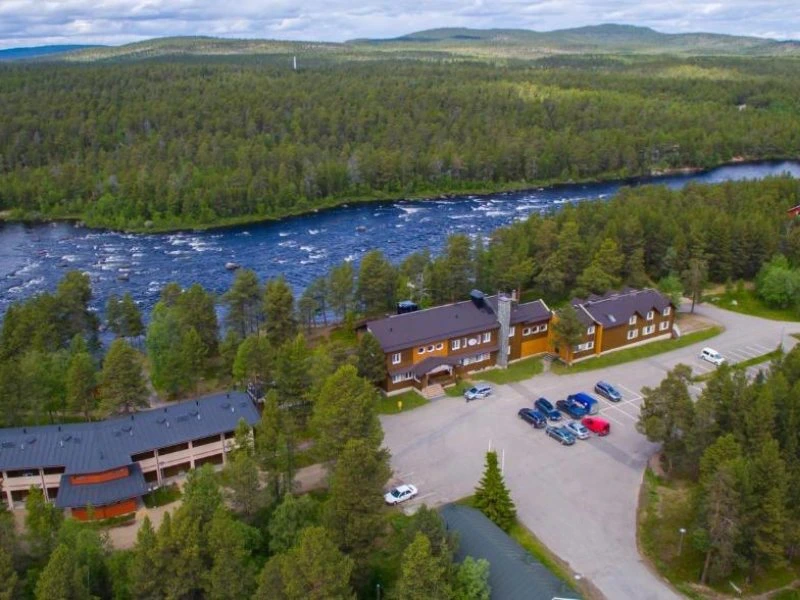 Hotel bei Inari, Finnland