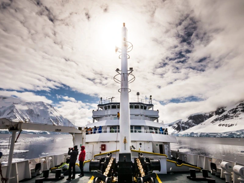 Auf dem Schiff, Spitzbergen, Norwegen