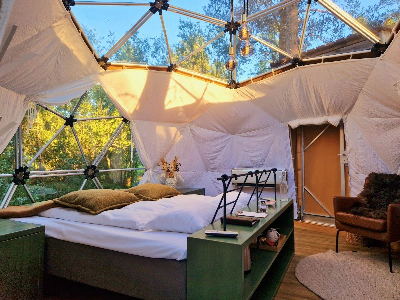 Glamping bei Alta, Norwegen