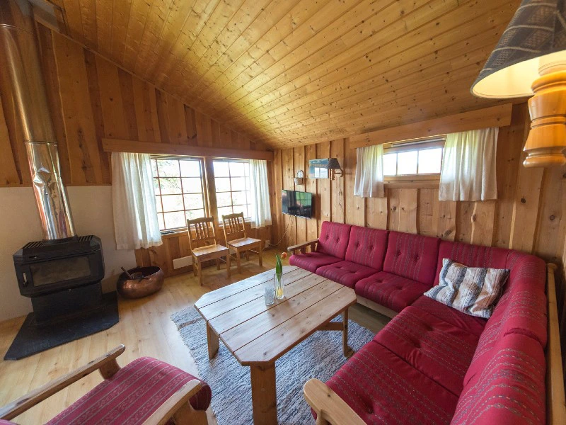 Hütte in Dombås am Rande des Dovrefjell-Gebirges in Norwegen