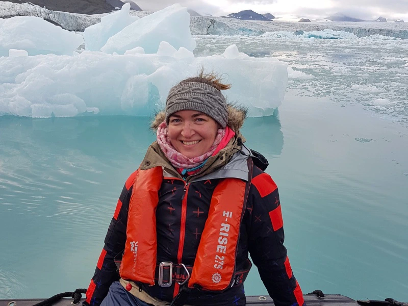 Zodiac Tour zum Gletscher auf Spitzbergen, Norwegen