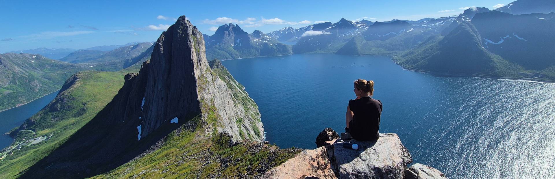 Ausblick beim Wandern im Norden Norwegens