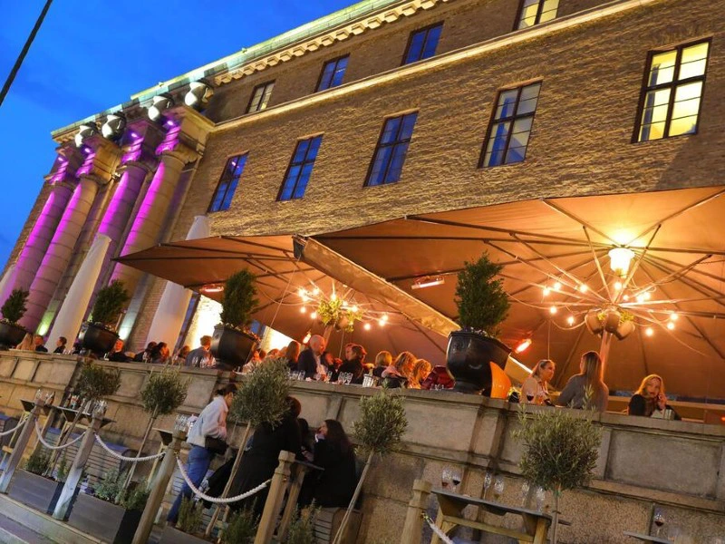Schweden Göteborg Hotel Terrasse