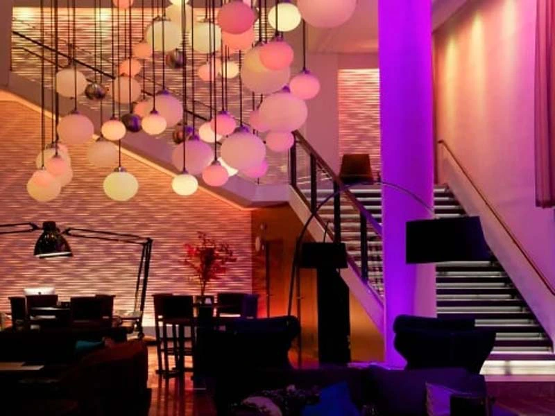 Hotellobby in Lulea, Schweden