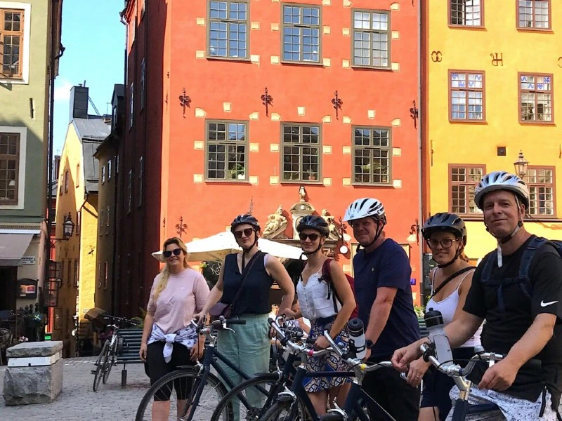 Fahrradtour in Stockholm, Schweden